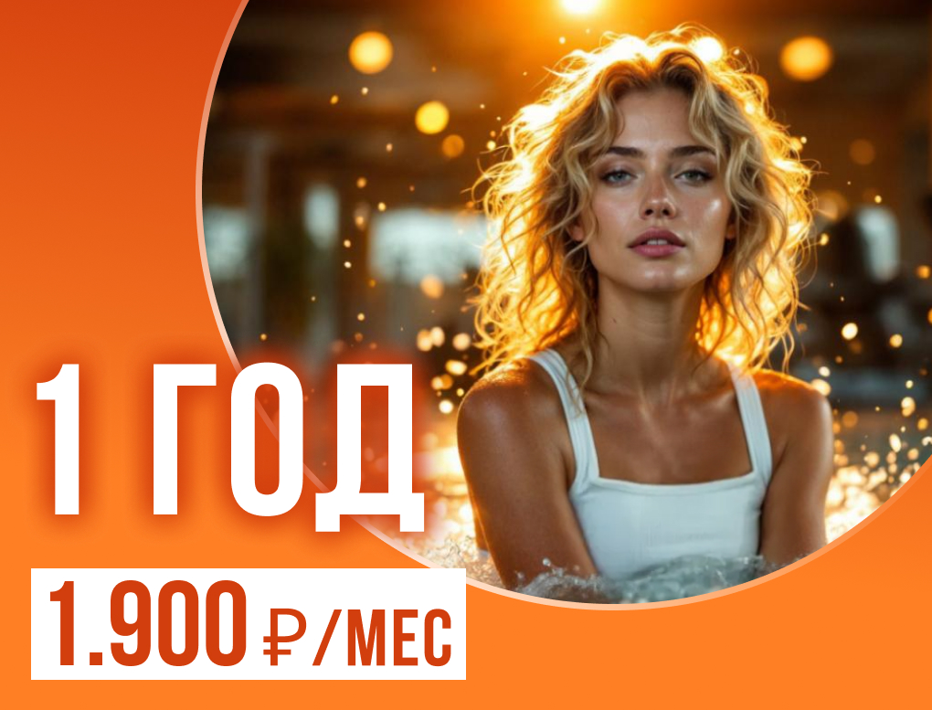 Акция 1 год Мультикарта День (1900 рублей в месяц). Доступ в 60 клубов.